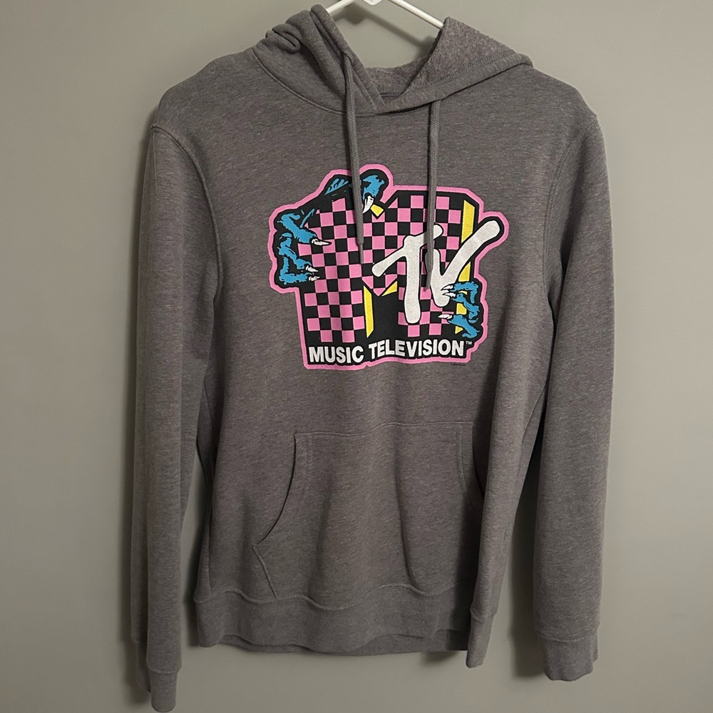 MTV Gray Hoodie Sweater